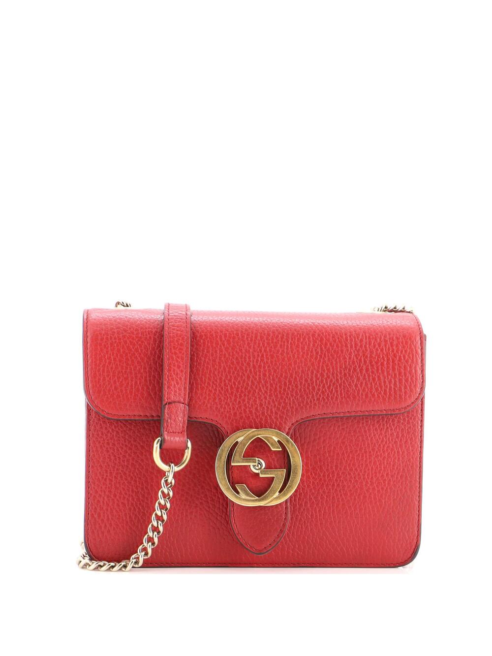 Gucci Interlocking Shoulder Bag Leather #366069G69B
